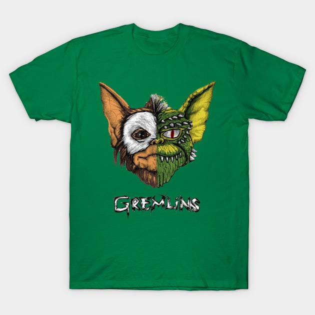 gremlins T-Shirt by Vincent Trinidad Art